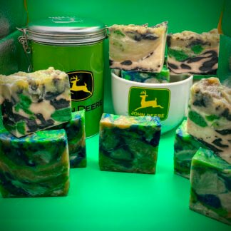 John Deere Green soap art