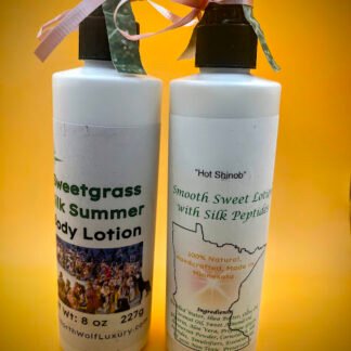 Sweetgrass Summer Triple Peptide Lotion.