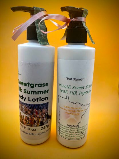 Sweetgrass Summer Triple Peptide Lotion.