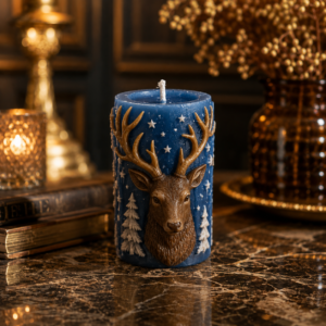 Deer candle for My Classy Candle Party Choice Mold