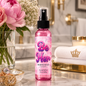 "Be Her" body spray. NWL's interpretation of Burberry's Her.