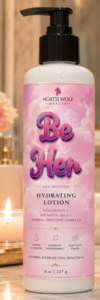 Experience luxurious hydration with Be Her™ Silk Infusion Hydrating Lotion. Made with silk protein, hyaluronic acid, collagen, niacinamide, botanical oils, and our signature fragrance for beautifully soft, healthy-looking skin.