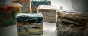 Handcrafted soap bars
