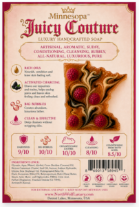 Minnesopa TM The Juicy Dragonfruit Courture soap that I teach in workshops.